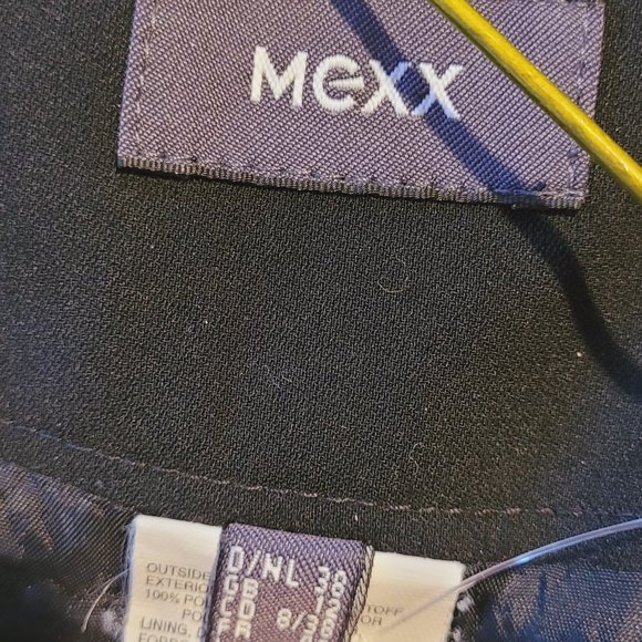 Mexx a line nylon black skirt size euron38, or about an 8. - Picture 6 of 7